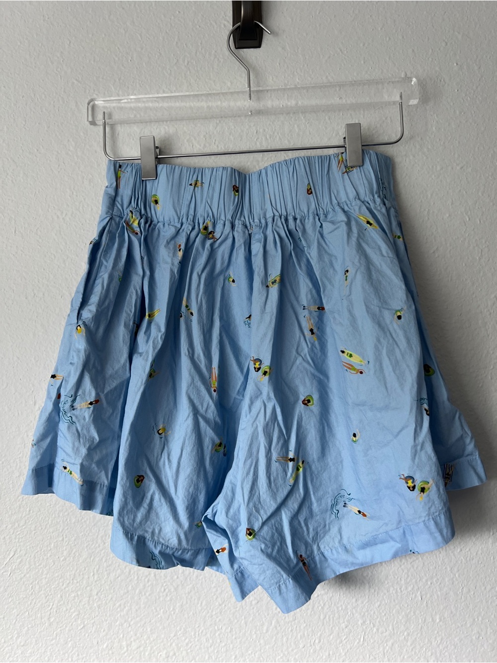 Tuckernuck EN SAISON zoey pleated skirty shorts in blue - Picture 7 of 7